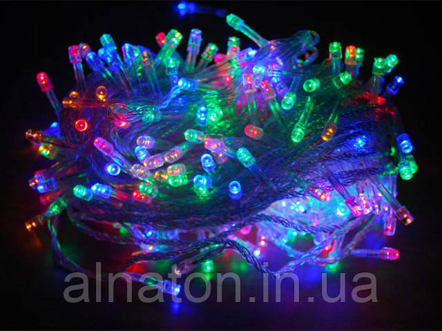 Гірлянда прозора LED 500 мульти