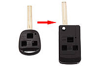 Корпус викидного ключа LEXUS (Лексус) для переділки — 3 кнопки, лезо TOY40