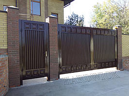 Відкривні ворота TM Hardwick ш3300 у1900 мм (дизайн Преміум)