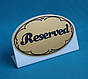 Табличка настільна Reserved біла, фото 3