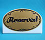 Табличка настільна Reserved біла, фото 6