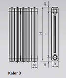 Чавунний радіатор Viadrus Kalor 3 500/070, фото 3