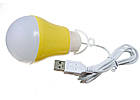 USB лампа 5Вт (Жовта), фото 2