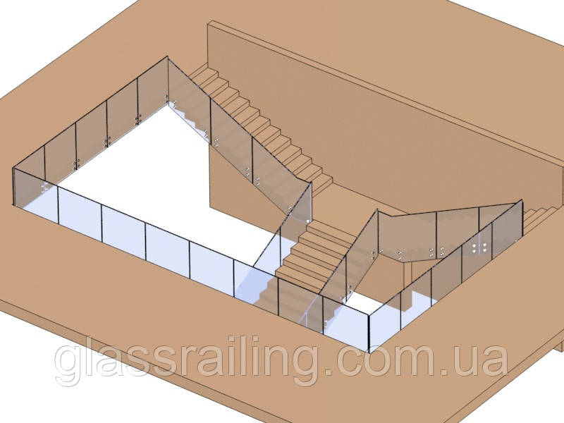Скляна огорожа