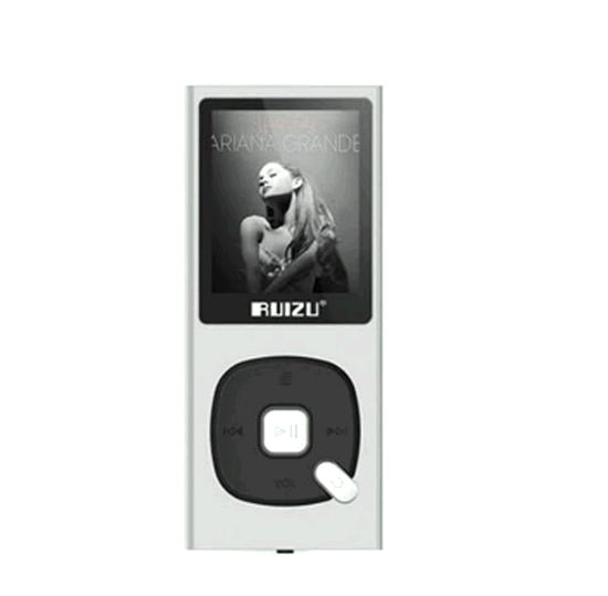 Плеєр RUIZU X28 HIFI Lossless MP3,WMA,WAV,FLAC,APE,OGG 8ГБ метал 1.8" TFT екран MicroSD 64ГБ СРІБЛО SKU0996
