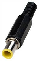 Штекер живлення для монтажу на кабель, 5.0/3.5x1.0x9.5mm