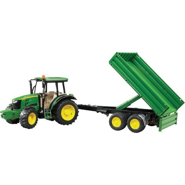 Іграшка трактор з причепом John Deere 5115 M Bruder (02108) - фото 1 - id-p828581795