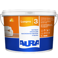 Интерьерная акрилатная краска Aura Lux Pro 3, 10 л