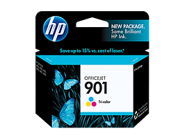 Оригінальний струменевий кольоровий картридж HP — 901, Cyan, Magenta, Yellow