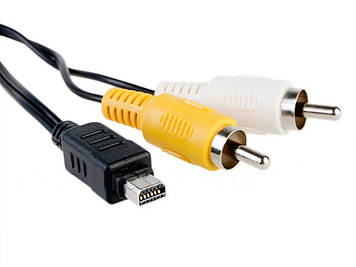Olympus AV-12 CB-USB5 FE SP 12 pin AV інтерфейсний кабель виведення на ТВ Аудіо-Відео