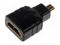 Переходник гнездо HDMI на штекер microHDMI