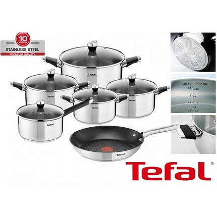 Набір посуду TEFAL EMOTION 11 шт, фото 2
