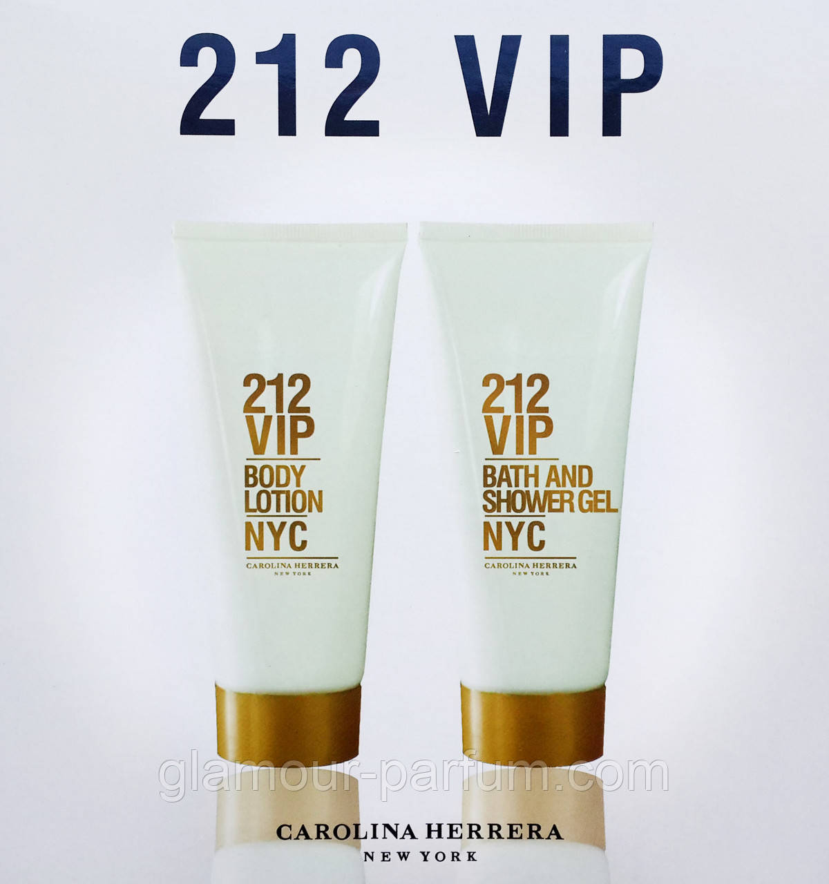 Подарочный набор Carolina Herrera 212 Vip (гель для душа + лосьон для тела) - фото 1 - id-p71916879