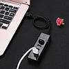 Концентратор USB HUB хаб 3.0 Dellta 303 на 4 порти чорний (3844), фото 9