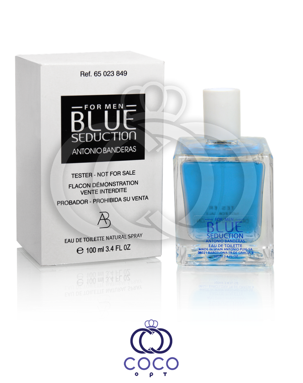 Туалетна вода Antonio Banderas Blue Seduction For Men Тестер