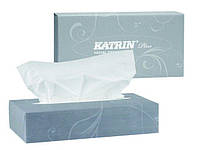 Салфетки в коробке 100шт Katrin Plus Facial 20*21см 2 слойные 577119