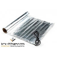 Мат алюминиевый IN-THERM AFMAT-150 2,5 м2 / 375 Вт, под ламинат, теплый пол электрический Ин терм