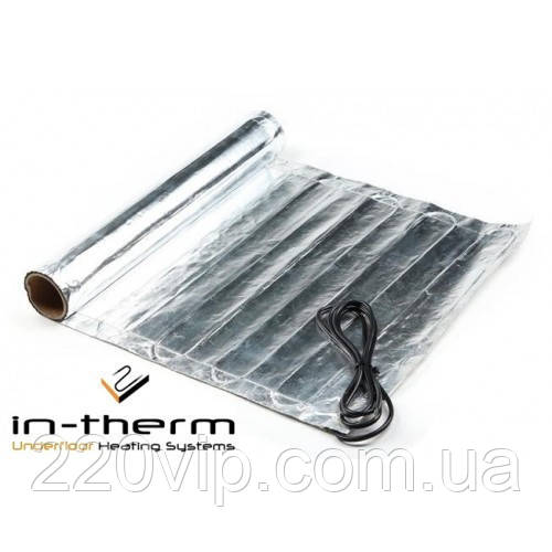 Мат алюмінієвий IN-THERM AFMAT-150 10 м2 /1500 Вт, під ламінат, тепла підлога електричний Ін терм