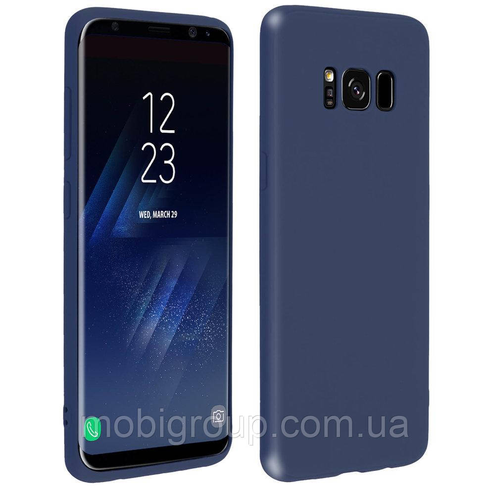 Чохол силіконовий Soft touch для Samsung S8 Plus, Blue