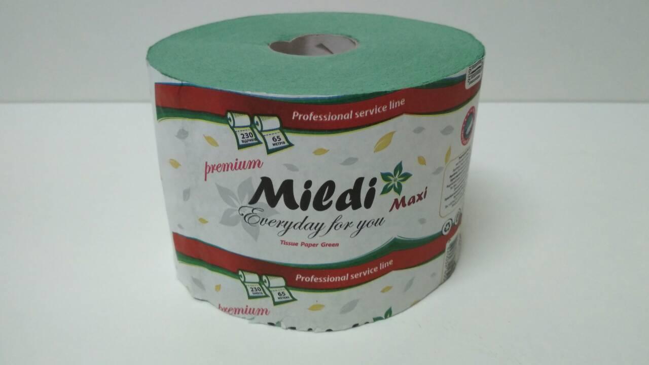 Туалетний папір на втулці "Mildi Maxi" 90*125/33 PREMIUM (9 рул/уп)