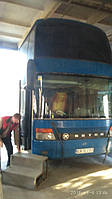 Производство и замена лобового стекла триплекс на автобусе Setra 328  в Никополе (Украина). 5