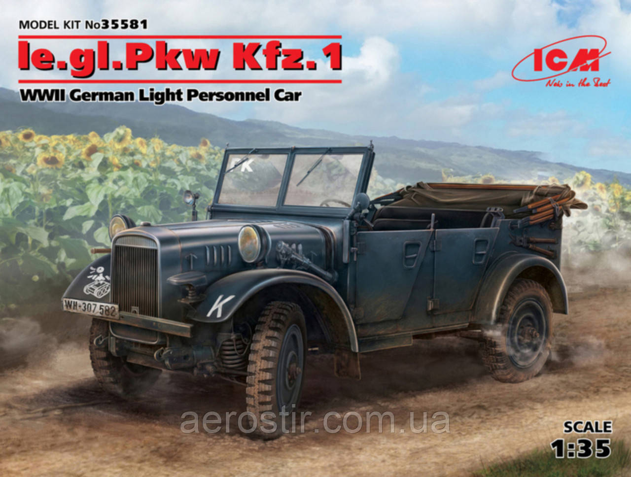 Le.gl.Einheits-Pkw Kfz.1 1/35 ICM 35581, фото 1