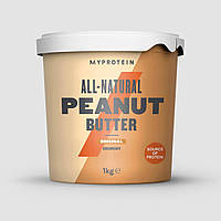 Арахисовая паста MyProtein All Natural Peanut Butter 1 кг ( кранч) (срок по 5,22)