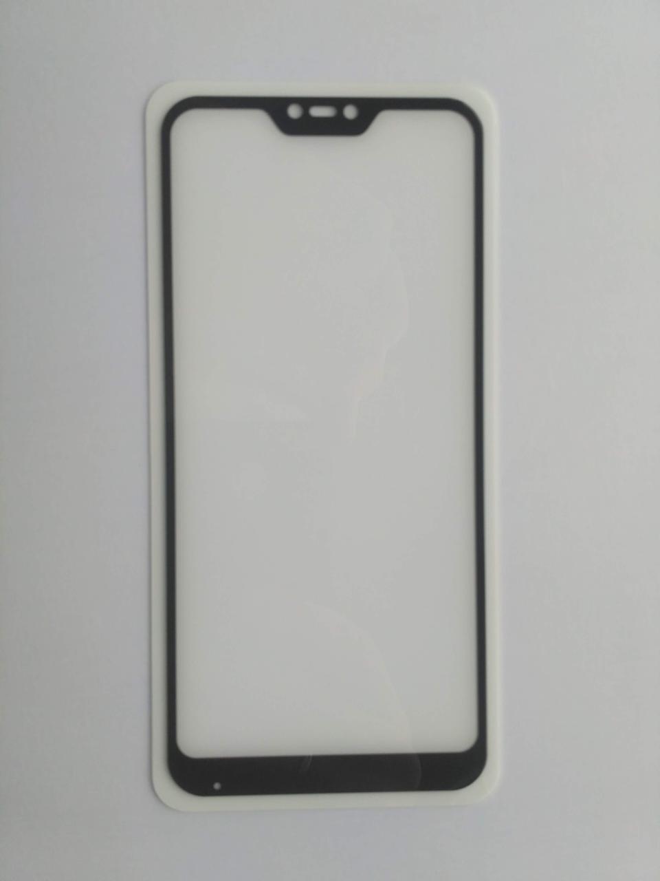 Скло Mocolo Full Glue для Xiaomi Mi A2 Lite / Redmi 6 Pro з рамкою Чорний 1793P, фото 1