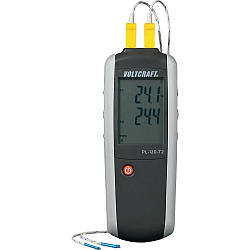 Двоканальний термометр Voltcraft PL120-T2 USB (від -200 до + 1372 °C) термопари: K / J. Німеччина