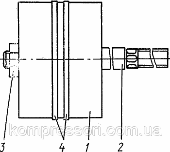 Поршень 2-й щаблі у зборі (ВП-20/8М СБ.7) на компресор 103ВП-20/8