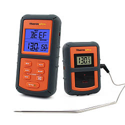 Бездротовий термометр (до 100 м) ThermoPro TP-07S (0-300 °С) у прогумованому корпусі