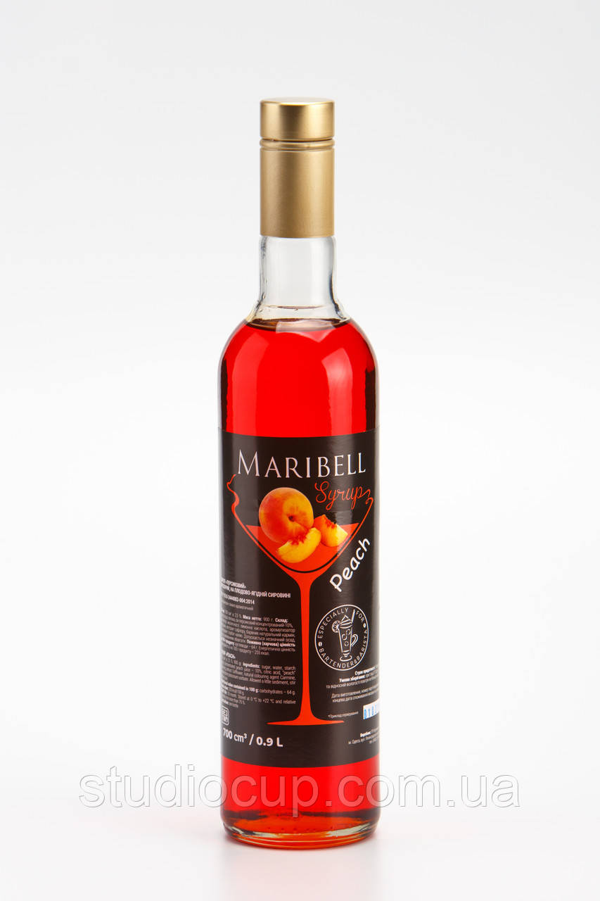 Сироп Maribell Персик 700 мл.
