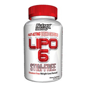 Жироспалювач Nutrex Lipo-6 Stim Free (120 капсул.)