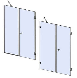 Прайс на типові душові перегородки