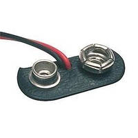 Контакти для батарейок типу "Крона" DCK7, з проводами L=100 мм