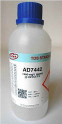 Калібрувальний розчин ADWA AD7442 для TDS-метрів 1500 mg/l (ppm). Угорщина. 230 ml