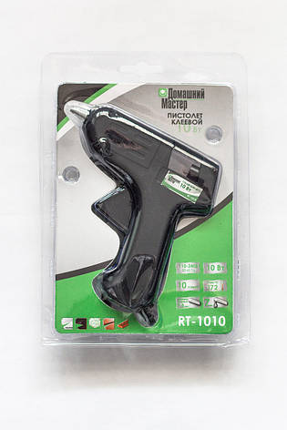 Клейовий пістолет 7-8мм 10ВТ INTERTOOL RT-1010, фото 2