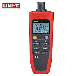 Термогігрометр UNI-T UT332+ (Т: від -20 °C до 60 °C: RH: від 0% до 100%), USB-інтерфейс, точка роси