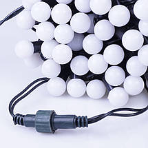 Новорічні кулі 50LED, білий холодний світ, фото 4