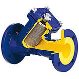 Фільтр чавунний фланцовий осадовий сітчастий Zetkama (Польща) тип 821C DN32 PN25 (ДУ32 РУ25) Зеткама, фото 2