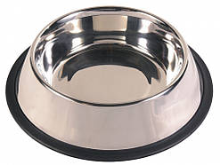 Миска з неіржавкої сталі на гумці 0,45 л, 14 см