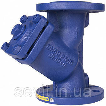 Фільтр чавунний фланцевий осадовий сітчастий Zetkama (Польща) тип 821А DN250 PN16 (ДУ250 РУ16) Зеткама, фото 1