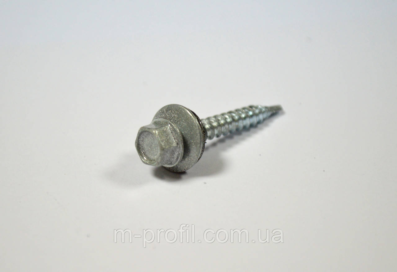 4,8*35 (7024 RAL) Саморіз покрівельний зі свердлом