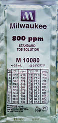 Калібрувальний розчин M10080B для TDS метрів 800 ppm MILWAUKEE 20 мл, США