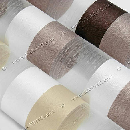 День-Ніч Мультиколір (триколор, градієнт, розтяжка) тканинні ролети (Зебра)