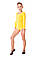 Купальник для гімнастики і танців бавовна Жовтий зріст 134см, фото 5