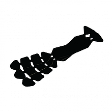 21910024 Насадка на ракель із заокругленням 30*, фетр — Squeege edge protector Felt-217 — Uzlex, 217x33mm (3шт)