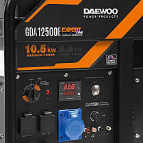 Бензиновий генератор Daewoo GDA 12500E, фото 2