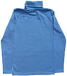 Водолазка синя, підліткова, з високою горловиною, зріст 146 см, Фламінго, фото 5