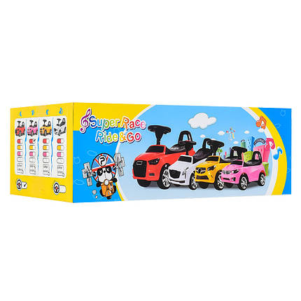 Толокар Audi (Bambi 3147A-1), Білий, MP3, світло фар і звуки., фото 2